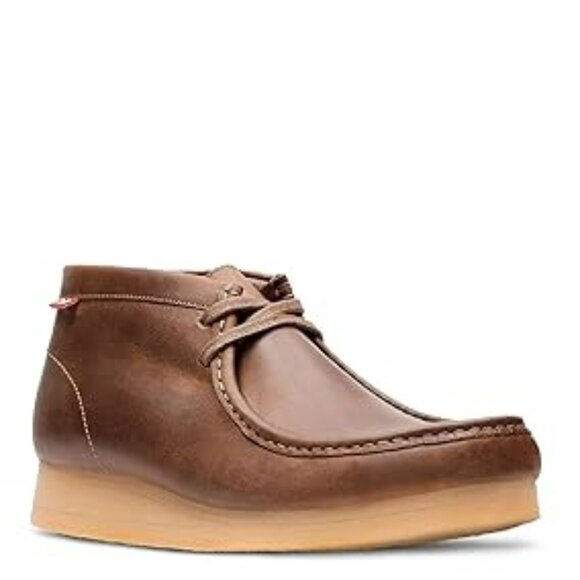 Clarks Other - Clarks Men's Stinson Hi Chukka Boot Brown Oiled Leather – Wallabees